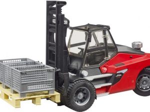 Linde HT160 Stapler mit Palette, 3 Boxen