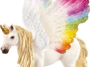 Geflügeltes Regenbogeneinhorn