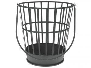 Feuerkorb Metall 38x38xH38/77 cm