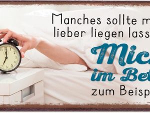 Magnetbild ''Im Bett liegen'', 1 Stück