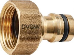 Hahnstecker GEKA plus-Stecksystem KTW MS IG G 1 Zoll SB GEKA, 1 Stück