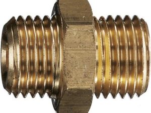 Doppelgewindenippel MS AG G 1/4xG 3/8 Zoll EWO, 1 Stück