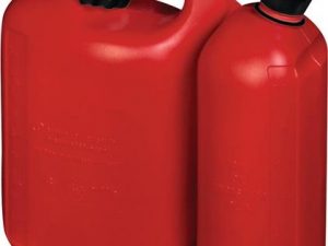 Kraftstoffdoppelkanister Inh.5,5+3l rot HDPE