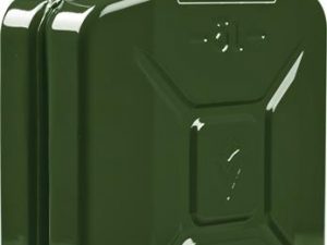 Kraftstoffkanister 5l Olivgrün RAL 6003 Stahlbl.0,9mm L230xB120xH310mm VALPRO