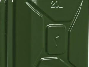 Kraftstoffkanister 20l Olivgrün RAL 6003 Stahlbl.0,9mm L345xB165xH470mm VALPRO