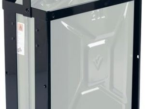 Kanisterhalterung L.377mm B.174mm H.485mm Tiefschwarz RAL 9005 2,87kg VALPRO