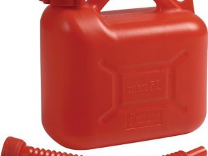 Transportkraftstoffkanister Inh.5l rot HD-PE L265xB135xH270mm NOW
