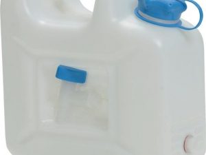 Wasserkanister 12l HD-PE stapelbar,m.Auslaufhahn H310xB350xT165mm HÜNERSDORFF