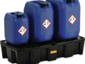 Auffangwanne 35l L800xB400xH180mm PE m.PE-Rost CEMO