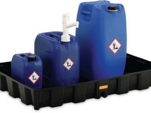 Auffangwanne 120l L1200xB800xH165mm PE o.PE-Rost CEMO