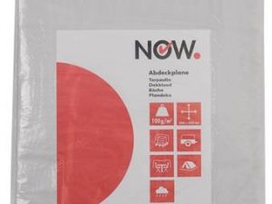 Allzweckplane B4000xL6000mm m.Aluminiumösen naturfarben NOW