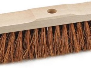Besen Kokos L.400mm m.Stielloch Sattelholz