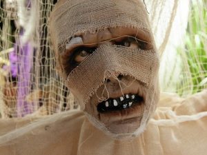 EUROPALMS Halloween Groundbreaker Mumie, animiert 40cm