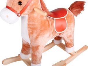 AM Plüsch Schaukelpferd 65x32x60cm