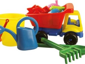 Kipp-LKW mit Eimergarnitur, 8-tlg.