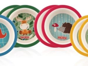 Nûby Bamboo Breischalen, 2er Pack, sort.