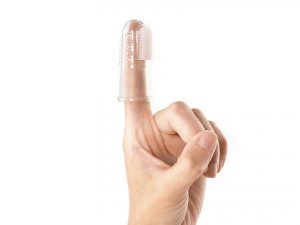 reer Finger-Zahnbürste 2er Set 2 Fingerzahnbürsten