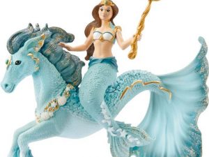 Meerjungfrau-Eyela auf Unterwasserpferd